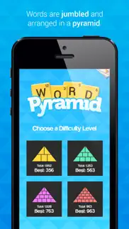 word pyramids - the word search & word puzzles game ~ free iphone screenshot 2
