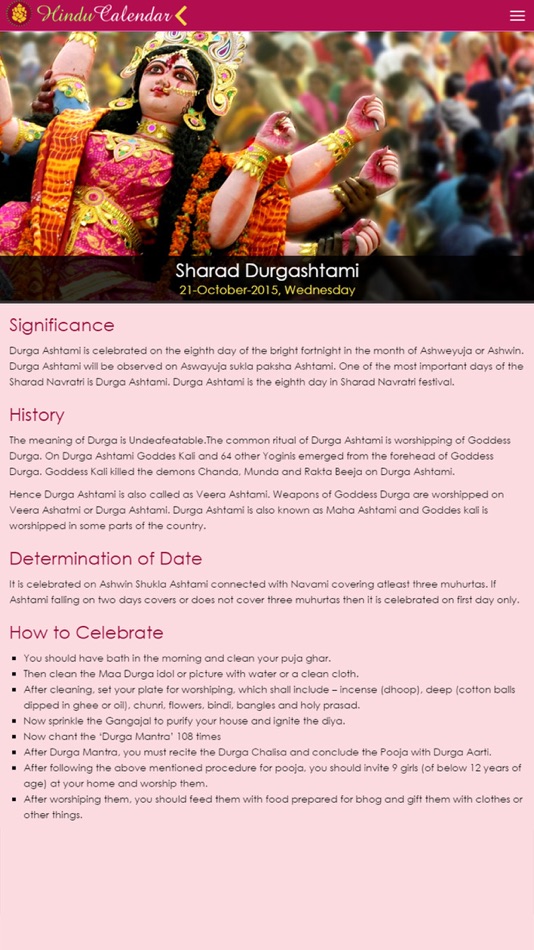 #4. Hindu Calendar iOS (iOS) 由: FuturePoint Pvt. Ltd.