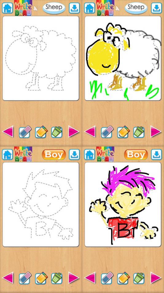 #2. Write Draw Free - Learning Writing, Drawing, Fill Color & Words (iOS) 由: Dickson Kwok