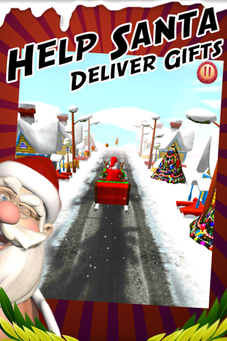 Santa Streaker Run (A Christmas Holiday Game) screenshot 2