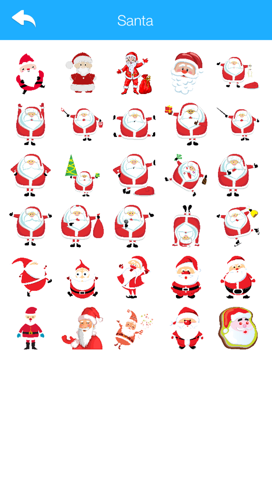 #4. Winter Stickers & Emoji for WhatsApp and Chats Messengers Christmas Holiday Edition 2016 (iOS) 由: Nadejda Toma