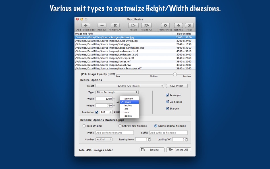 #3. PhotoResize (macOS) Podle: RootRise Technologies Pvt. Ltd.
