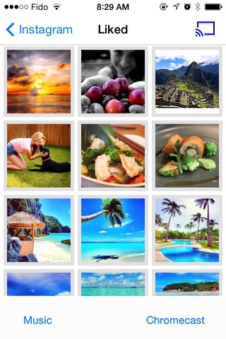 InstantCast For Instagram Free - Show Instagram photos on TV with music via Chromecast screenshot 2
