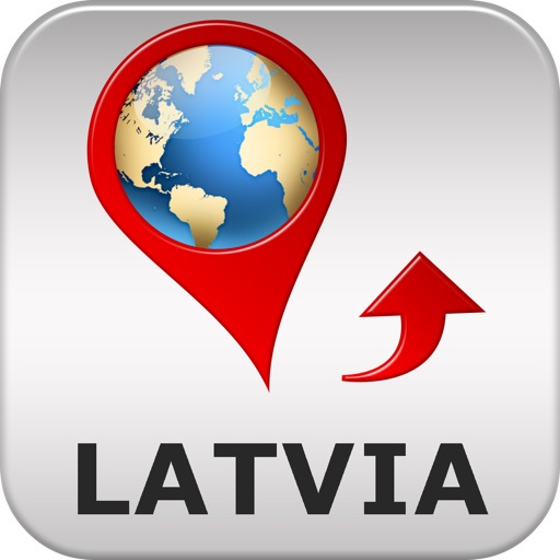 Latvia Travel Map - Offline OSM Soft icon