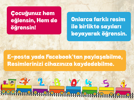Screenshot #5 pour Sayılar Boyama Kitabı - Minik Bilge Sayıları Boyayarak Öğreniyor