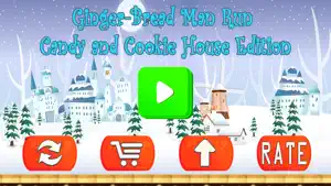 Ginger-Bread Man Run-ning : Candy and Cookie House Edition screenshot #1 for iPhone