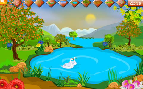 Landscape Decoration girl game screenshot 2