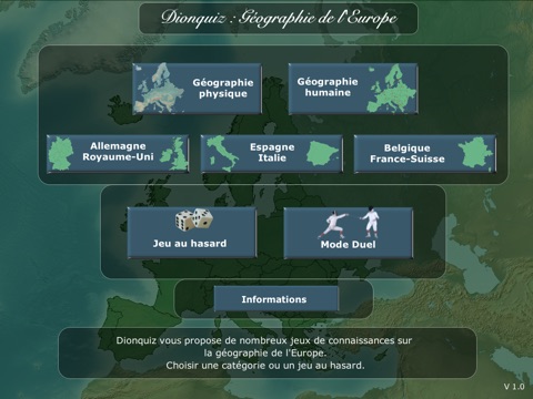Dionquiz : Geography of Europe screenshot 2