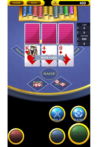 Casino Three Card Poker screenshot 2