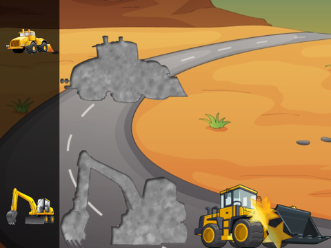Screenshot #5 pour Puzzle avec des véhicules et des pelleteuse pour les bambins et les enfants: jouer avec les machines de construction !