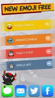 new emoji free - animated emojis icons, fonts and cartoons - emoticons keyboard art iphone screenshot 1