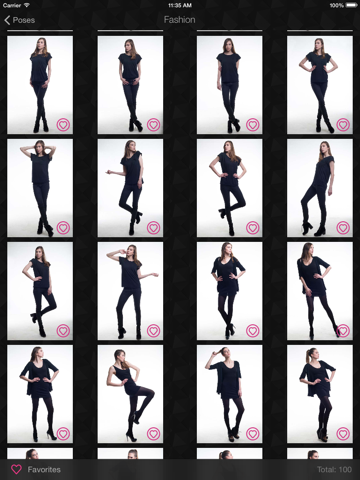 Strike a pose - posing guide or photo poses tutorial for photographer and fashion modelのおすすめ画像3