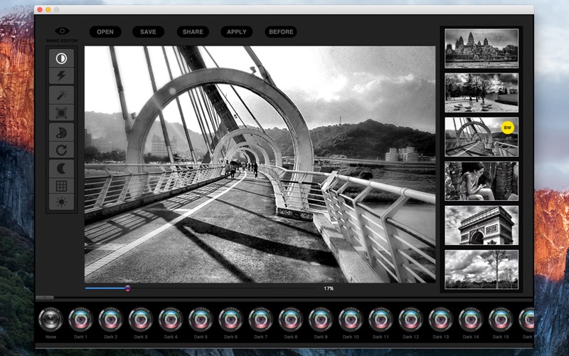 Screenshot #2 pour B+W - effets noir et blanc ainsi éditeur de photos