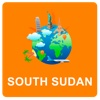 South Sudan Off Vector Map - Vector World