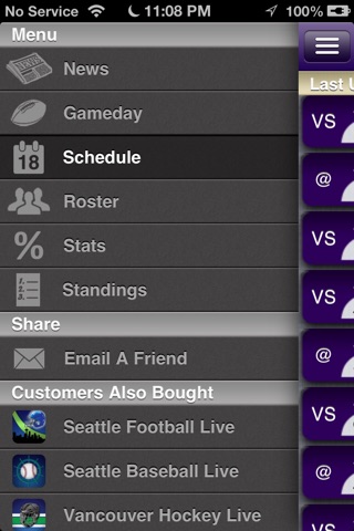Washington College Football Live screenshot 2