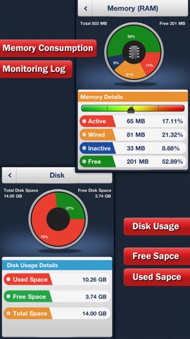 System Status - Battery & Network Managerのおすすめ画像3