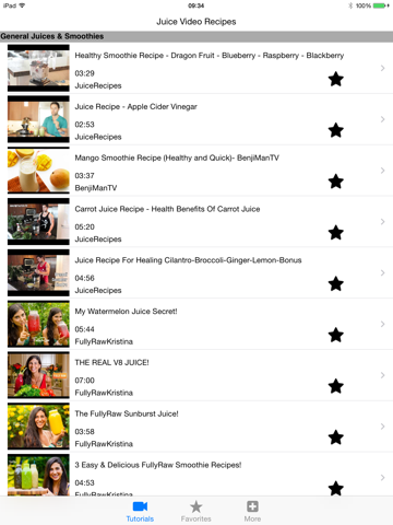 Screenshot #4 pour Juice Recipes Pro: Smoothies & Juice Video Tutorials