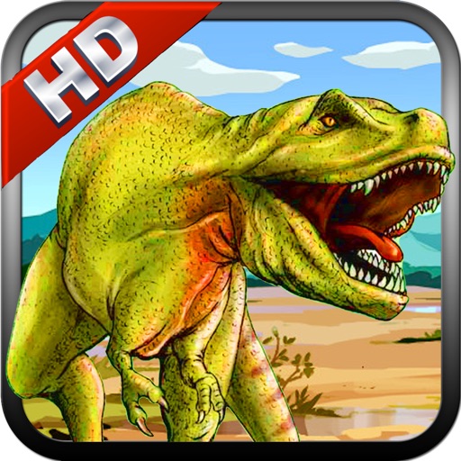 T-Rex Dinosaur Escape Run - At the Worlds End Icon