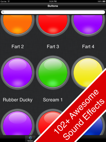 Screenshot #4 pour Instant Sound Effects Buttons FREE