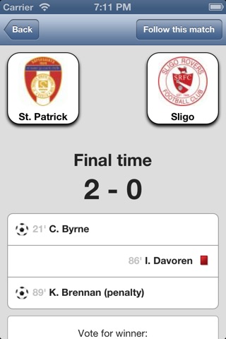 League of Ireland. screenshot 2