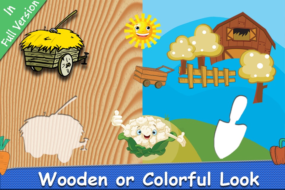 Farm Puzzle for Babies Free: Move Cartoon Images and Listen Sounds of Animals or Vehicles with Best Jigsaw Game and Top Fun for Kids, Toddlers and Preschool screenshot 4