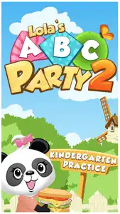 Lola's ABC Party 2 - Kindergarten practice screenshot #1 for iPhone