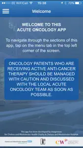 London Cancer Alliance Acute Oncology Guidelines 2.0 screenshot #1 for iPhone