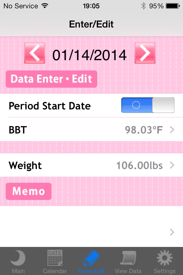 Lunacycle(Menstrual Periods tracker) screenshot 2