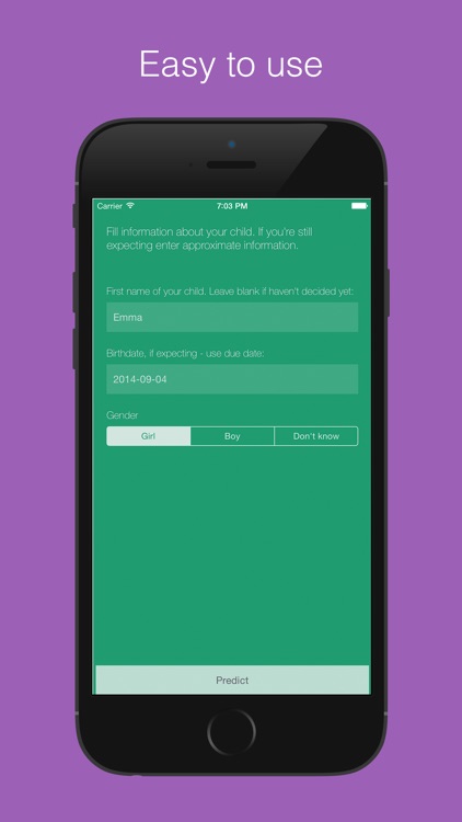 Baby Fortune - Your baby's future profession forecast