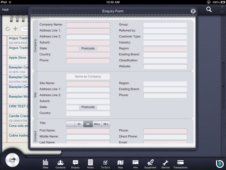 Baseplan CRM
