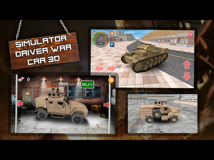 Симулятор Вождение Война 3D