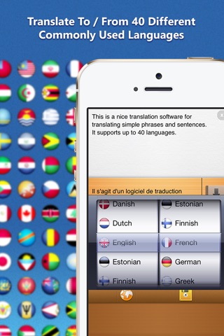 My World Translator - Translate Text To Multiple Languages: Supports Facebook, Twitter, Whatsapp, SMS, Email! screenshot 2