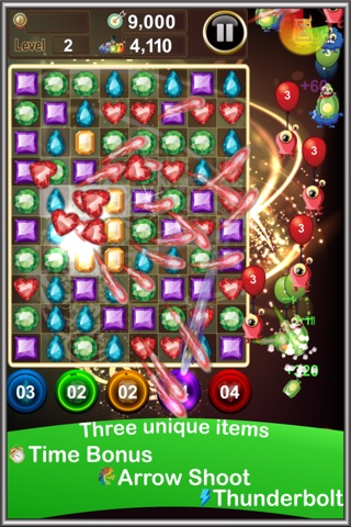 Jewels Monsters Invasion screenshot 4