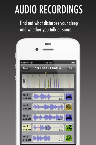 WakeApp - Scientific Alarm Clock & Sleep Recorder - Free Edition screenshot 2