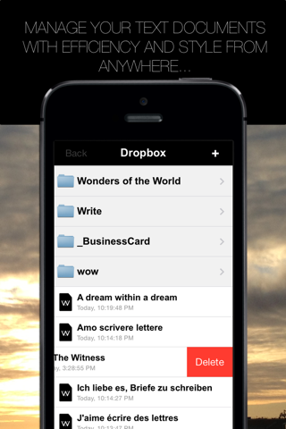Write for Dropbox and iCloud screenshot 4