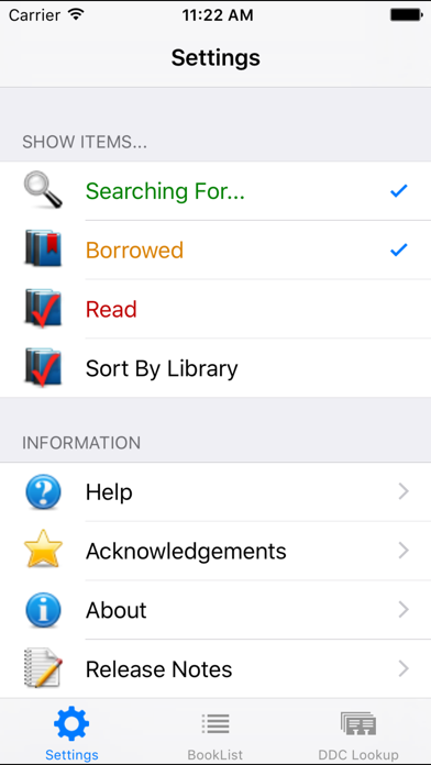 Screenshot #2 pour MyLibraryList Free