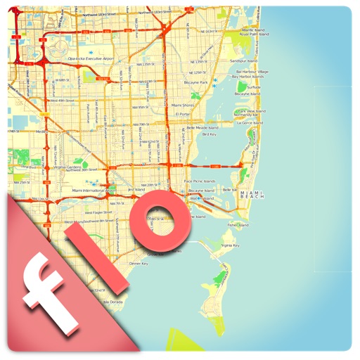 Florida offline map, guide & hotels (FREE edition)