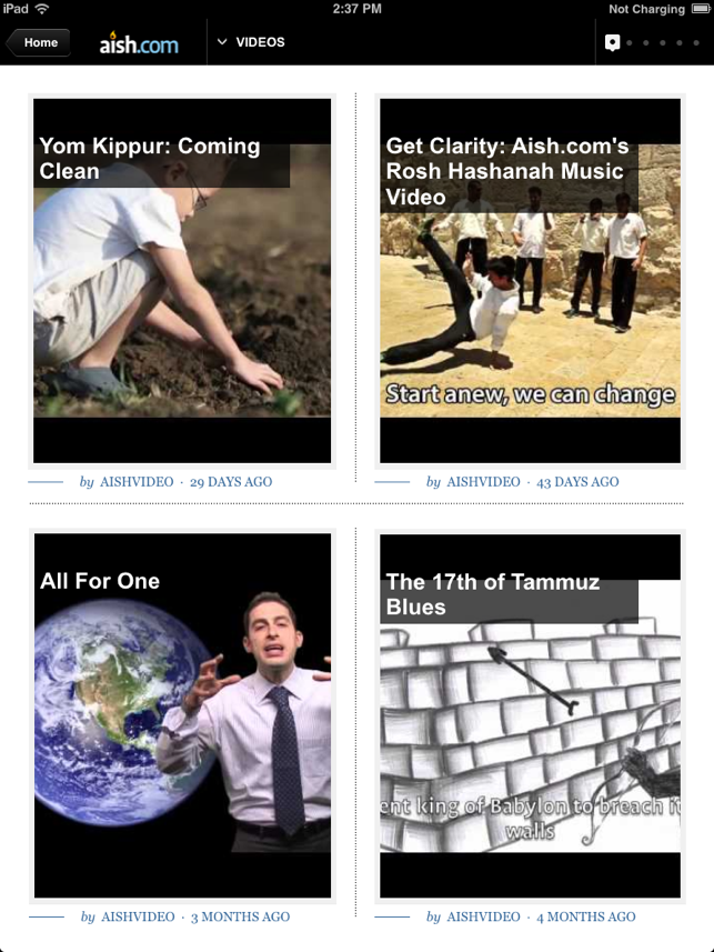 Aish.com: The Judaism App for iPad(圖4)-速報App