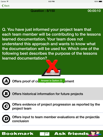 PMI CAPM MOCK iPad screenshot