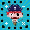 Math Dots(Pirates): Connect To The Dot Puzzle / Kids Pirate Flashcard Drills for Adding & Subtracting - iPhoneアプリ