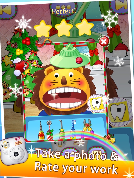 Lovely Dentist for Christmas HD - Kids Doctor screenshot-3