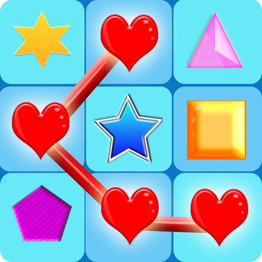 Neon Glow Shapes Puzzle: Threes a Match! Pro icon