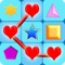 Neon Glow Shapes Puzzle: Threes a Match! Pro