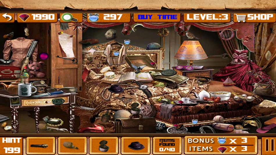 #4. Hidden Objects-Game (iOS) Podle: rinku patel