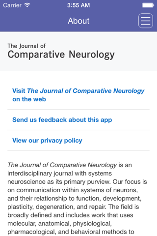 The Journal of Comparative Neurology screenshot 4