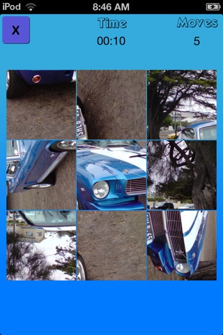 Car Scramblers - a tile puzzle with pictures of automobiles screenshot 3