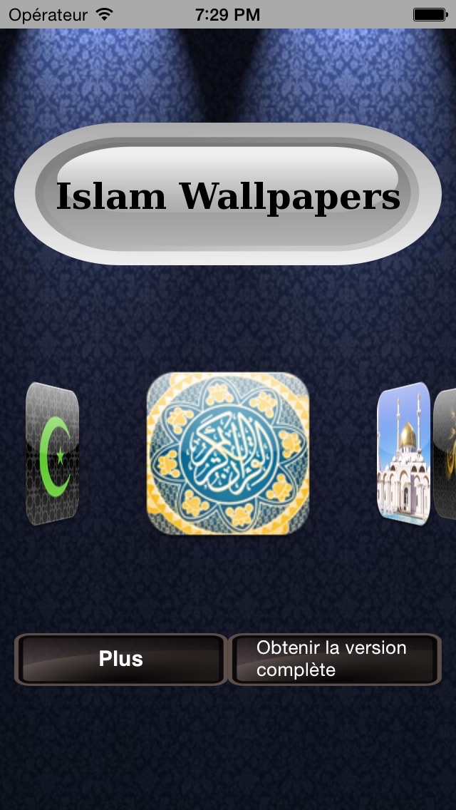 Screenshot #1 pour Fonds d'écran islamiques - Lite