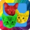 Cat Swap! Cats and Kittens Gem Puzzle