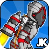 A Jet-Pack Knight in the Adventures of the Vector Castle of Doom