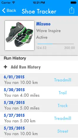 Game screenshot Shoe Tracker apk